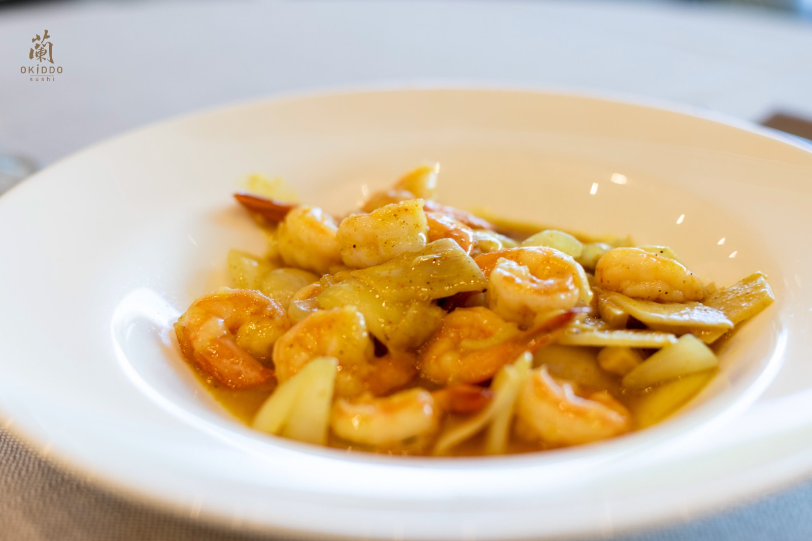 Gamberi saltati al wok