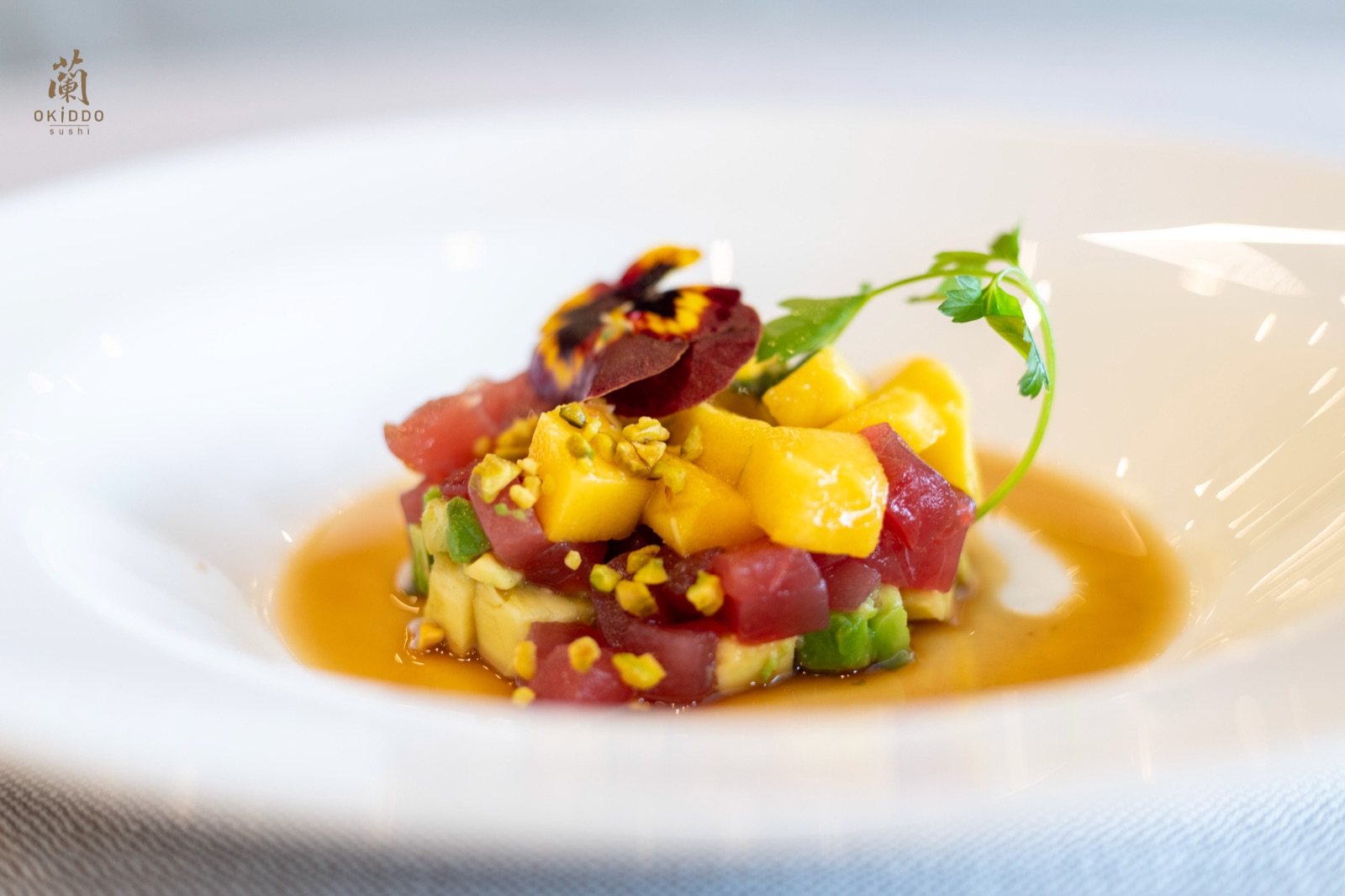 Tartare di tonno con mango
